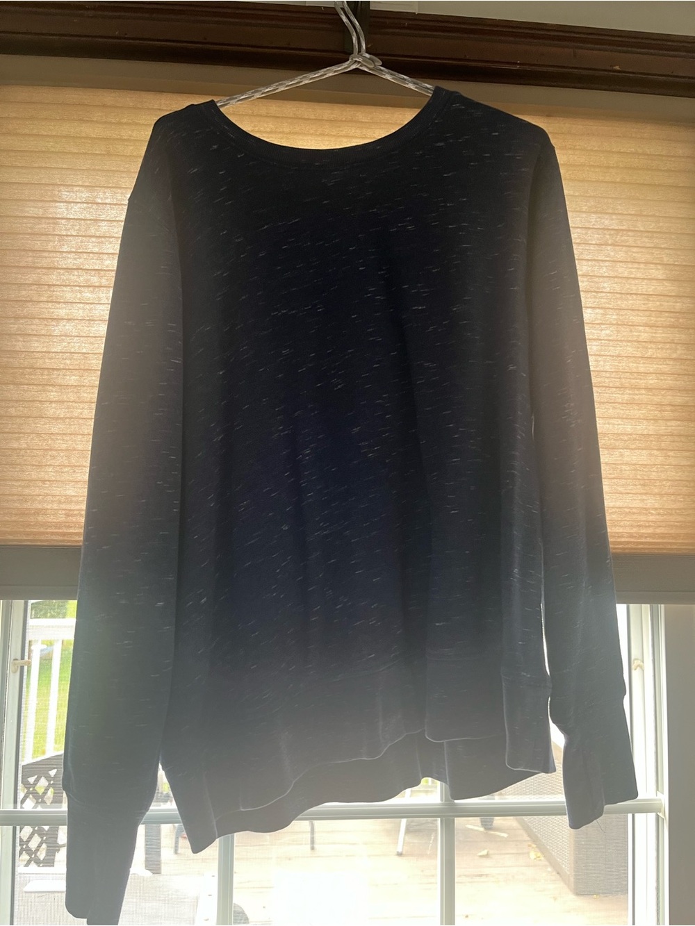 tek gear Navy Speckled Crewneck Sweater